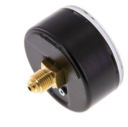 0..2.5 Bar (0..36 psi) Pressure Gauge Rear Steel/Brass 63 mm Class 1.6