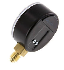 0..315 Bar Manometer Onderaansluiting Staal/Messing 63 mm Klasse 1.6