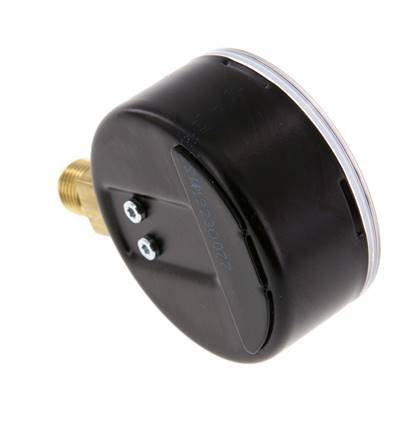 0..315 Bar Manometer Onderaansluiting Staal/Messing 63 mm Klasse 1.6