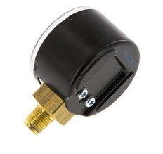 0..40 Bar Manometer Onderaansluiting Staal/Messing 40 mm Klasse 1.6