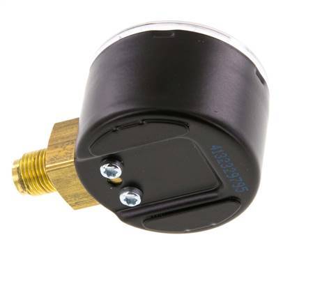 0..40 Bar Manometer Onderaansluiting Staal/Messing 40 mm Klasse 1.6