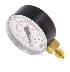 0..40 Bar (0..580 psi) Pressure Gauge Below Plastic/Brass 63 mm Class 2.5