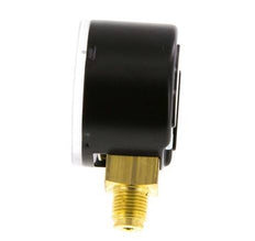 0..4 Bar Manometer Onderaansluiting Staal/Messing 40 mm Klasse 1.6