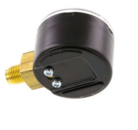 0..4 Bar Manometer Onderaansluiting Staal/Messing 40 mm Klasse 1.6