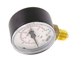 0..4 Bar (0..58 psi) Pressure Gauge Below Plastic/Brass 50 mm Class 2.5