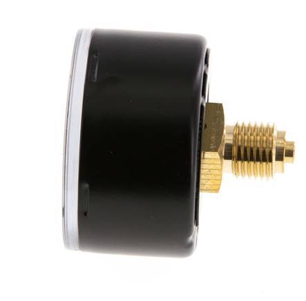 0..4 Bar Manometer Achteraansluiting Staal/Messing 50 mm Klasse 1.6