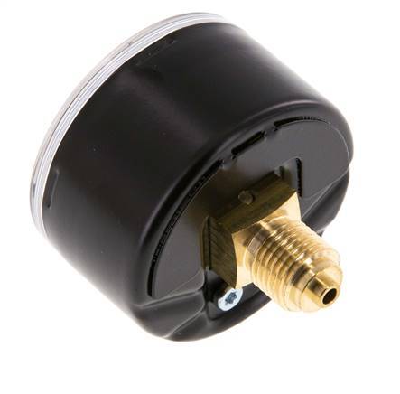 0..4 Bar Manometer Achteraansluiting Staal/Messing 50 mm Klasse 1.6