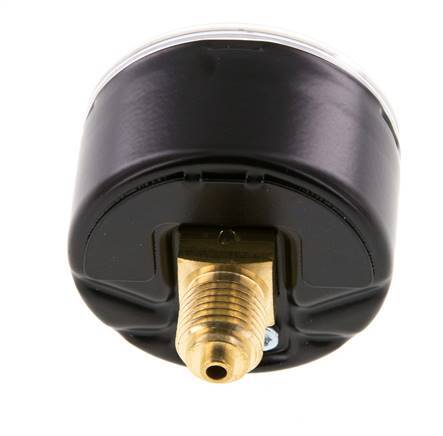 0..4 Bar Manometer Achteraansluiting Staal/Messing 50 mm Klasse 1.6