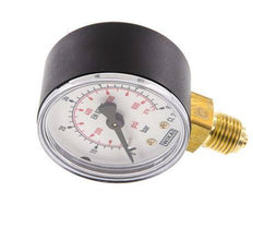 0..60 Bar Manometer Onderaansluiting Kunststof/Messing 50 mm Klasse 2.5