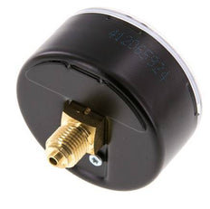 0..6 Bar (0..87 psi) Pressure Gauge Rear Steel/Brass 63 mm Class 1.6
