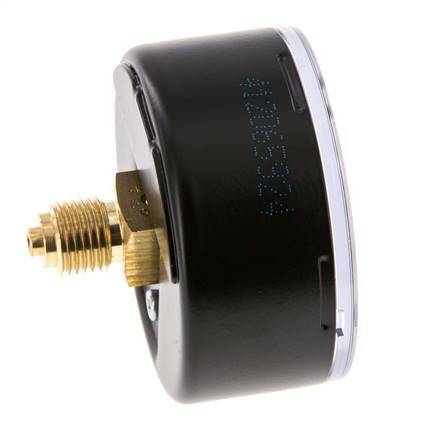 0..6 Bar (0..87 psi) Pressure Gauge Rear Steel/Brass 63 mm Class 1.6