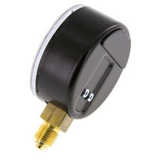 0..6 Bar Manometer Onderaansluiting Staal/Messing 63 mm Klasse 1.6