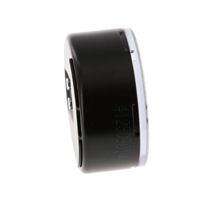 0..6 Bar Manometer Onderaansluiting Staal/Messing 63 mm Klasse 1.6