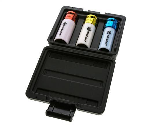 3-Delige Krachtdoppenset In Plastic Magazijn 1/2" (12,7 mm)