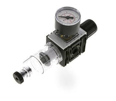 Filter-Regelaar G1/4'' 1000l/min 0,5-10,0bar/7-145psi 40 mm Manometer Futura 0