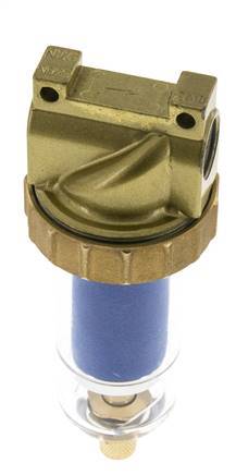 Microfilter 0.01micron G3/8'' 560l/min Semi-Auto Polycarbonaat Standaard 1