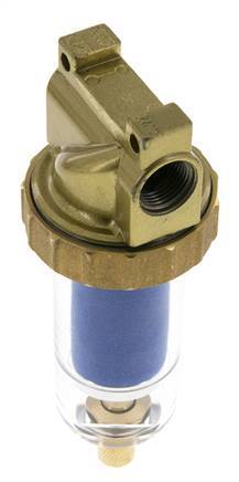 Microfilter 0.01micron G3/8'' 560l/min Semi-Auto Polycarbonaat Standaard 1