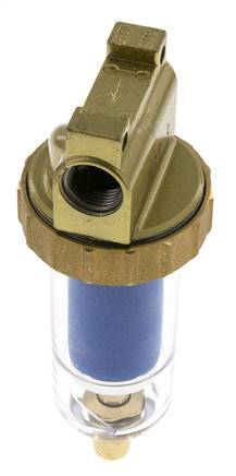 Microfilter 0.01micron G3/8'' 560l/min Semi-Auto Polycarbonaat Standaard 1