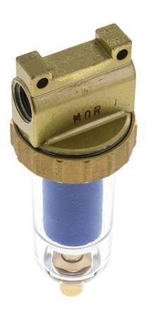 Microfilter 0.01micron G3/8'' 560l/min Semi-Auto Polycarbonaat Standaard 1