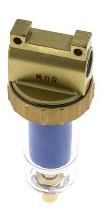 Microfilter 0.01micron G3/8'' 560l/min Semi-Auto Polycarbonaat Standaard 1