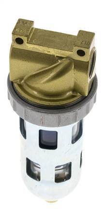Microfilter 0.01micron G3/8'' 560l/min Semi-Automatische Beschermende Kooi Polycarbonaat Standaard 1