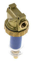 Microfilter 0.01micron G1/4'' 560l/min Semi-Auto Polycarbonaat Standaard 1