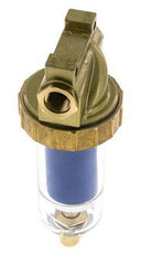 Microfilter 0.01micron G1/4'' 560l/min Semi-Auto Polycarbonaat Standaard 1