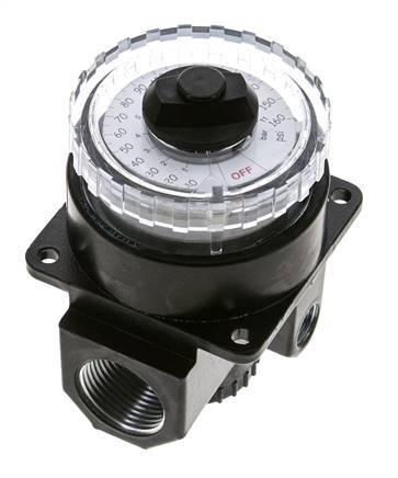 Pressure Regulator G1'' 9000 l/min 0.0-11.0bar/0-160psi