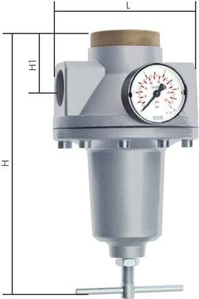 Pressure Regulator G1'' 9500 l/min 0.2-6.0bar/3-87psi Zinc Die-Cast Standard 5