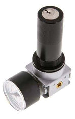 Drukregelaar G1/8'' 600l/min 0,5-10,0bar/7-145psi 40 mm Manometer Cilinderlock Multifix 0