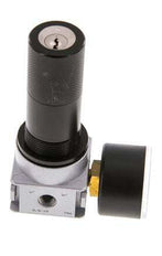 Drukregelaar G1/8'' 600l/min 0,5-10,0bar/7-145psi 40 mm Manometer Cilinderlock Multifix 0