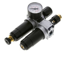 FRL 2-Delig G1/4'' 700l/min 0.2-6.0bar/3-87psi Semi-Auto 40 mm Manometer Metaal Multifix 0