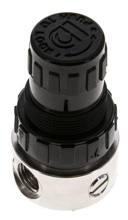 Drukregelaar G1/4'' 350l/min 1.0-15.0bar/14-218psi Roestvrij staal/POM Gassen Vloeistoffen