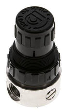 Drukregelaar G1/4'' 350l/min 1.0-15.0bar/14-218psi Roestvrij staal/POM Gassen Vloeistoffen
