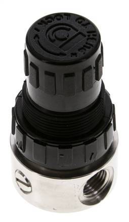 Drukregelaar G1/4'' 350l/min 1.0-15.0bar/14-218psi Roestvrij staal/POM Gassen Vloeistoffen