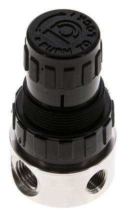 Drukregelaar G1/4'' 350l/min 1.0-15.0bar/14-218psi Roestvrij staal/POM Gassen Vloeistoffen