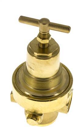 Drukregelaar G1/2'' 1500l/min 0.5-8.0bar/7-116psi Messing Gassen Vloeistoffen
