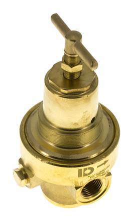 Drukregelaar G1/2'' 1500l/min 0.5-8.0bar/7-116psi Messing Gassen Vloeistoffen