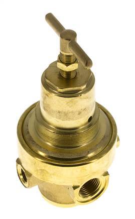 Drukregelaar G1/2'' 1500l/min 0.5-8.0bar/7-116psi Messing Gassen Vloeistoffen