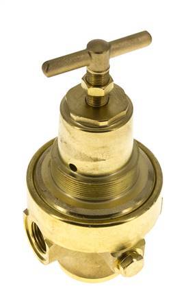 Drukregelaar G1/2'' 1500l/min 0.5-8.0bar/7-116psi Messing Gassen Vloeistoffen