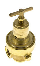 Drukregelaar G1/2'' 1500l/min 0.5-8.0bar/7-116psi Messing Gassen Vloeistoffen