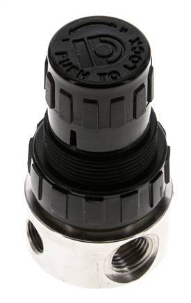 Drukregelaar G1/4'' 350l/min 1.0-15.0bar/14-218psi Roestvrij staal/POM