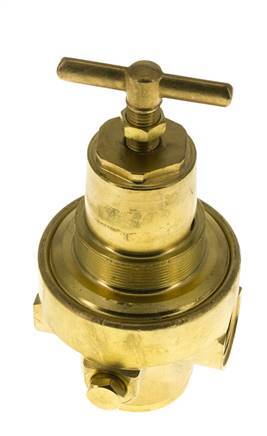 Drukregelaar G1/2'' 1500l/min 0.2-3.0bar/3-44psi Messing