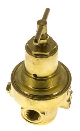 Drukregelaar G1/2'' 1500l/min 0.2-3.0bar/3-44psi Messing