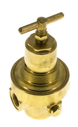 Drukregelaar G1/2'' 1500l/min 0.2-3.0bar/3-44psi Messing