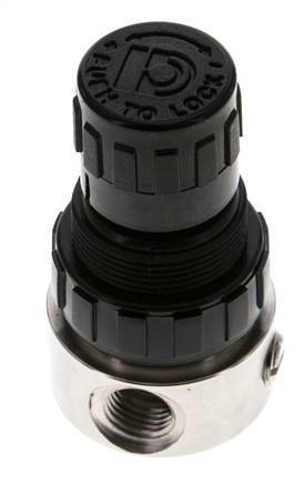 Pressure Regulator G1/4'' 350 l/min 0.5-8.0bar/7-116psi Stainless Steel/POM Gases Liquids