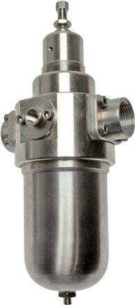 Filter-Regulator G1'' 6000 l/min 0.2-3.0bar/3-44psi Manual Stainless Steel