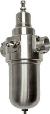 Filter-Regulator G1'' 6000 l/min 0.2-3.0bar/3-44psi Manual Stainless Steel