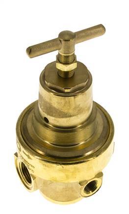 Drukregelaar G1/2'' 1500l/min 0.2-3.0bar/3-44psi Messing Gassen Vloeistoffen