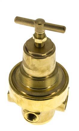 Drukregelaar G1/2'' 1500l/min 0.2-3.0bar/3-44psi Messing Gassen Vloeistoffen